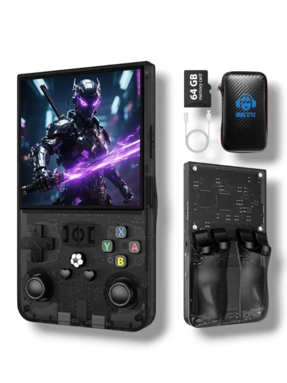 NEW-2025 MAX Retro Handheld Game Console, 30+Emulator 30,000 + VIDEO GAMES-BLACK
